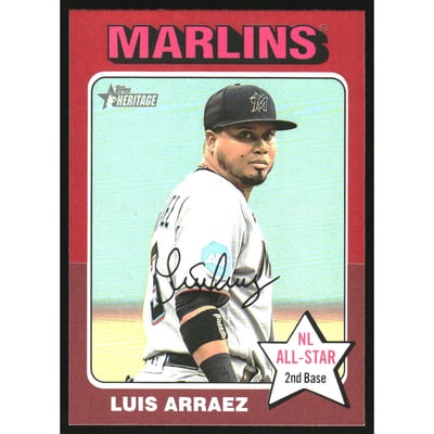 2024 Topps Heritage Red Border #341 Luis Arraez
