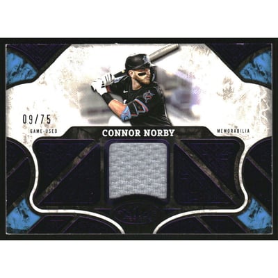 2025 Topps Tier One Relics Purple Foil #T1RCN Connor Norby
