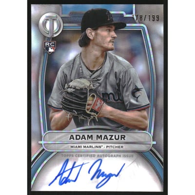 2025 Topps Tribute Autographs #TAMAZ Adam Mazur