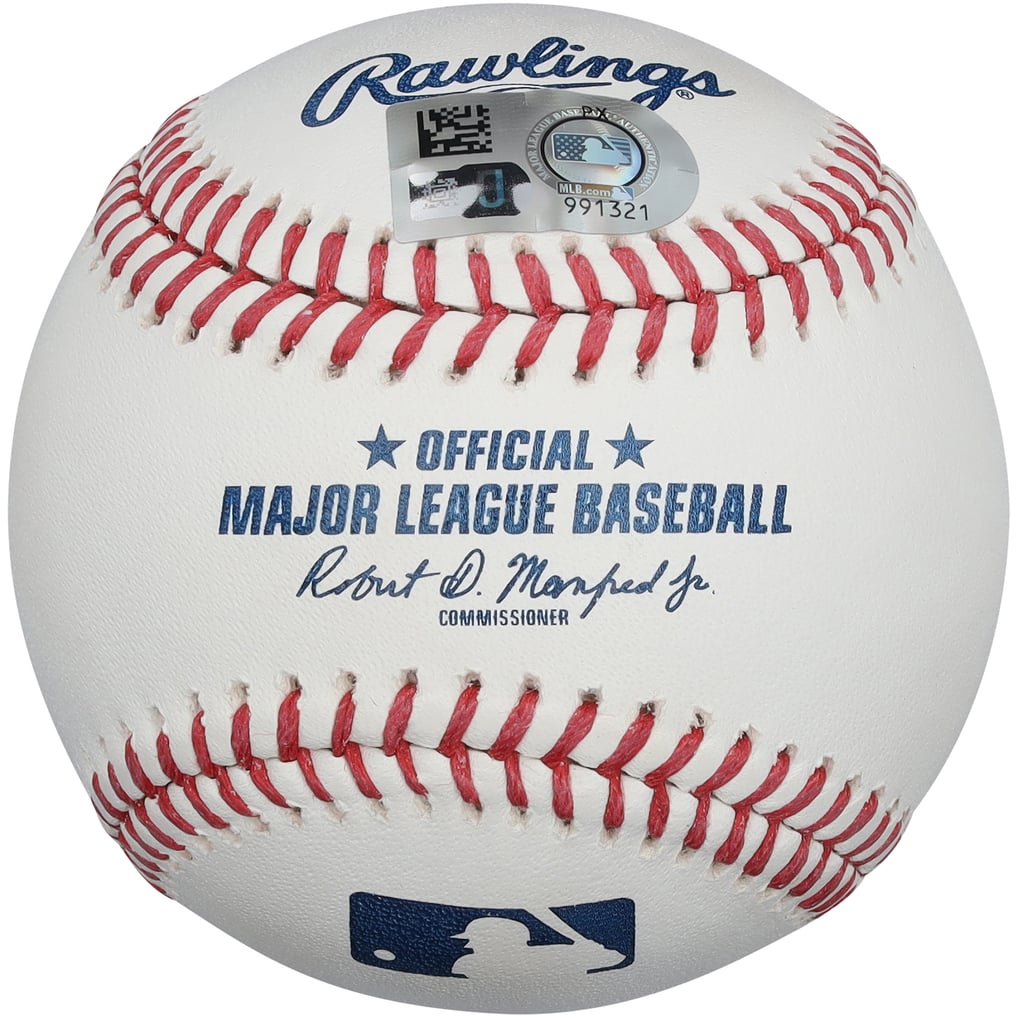 Aiva Arquette Miami Marlins Autographed Fanatics Authentic Baseball with "Let's Go Fish" Inscription