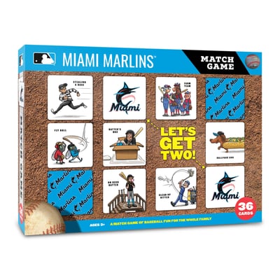 Miami Marlins Fanpoint Licensed Memory Match Game