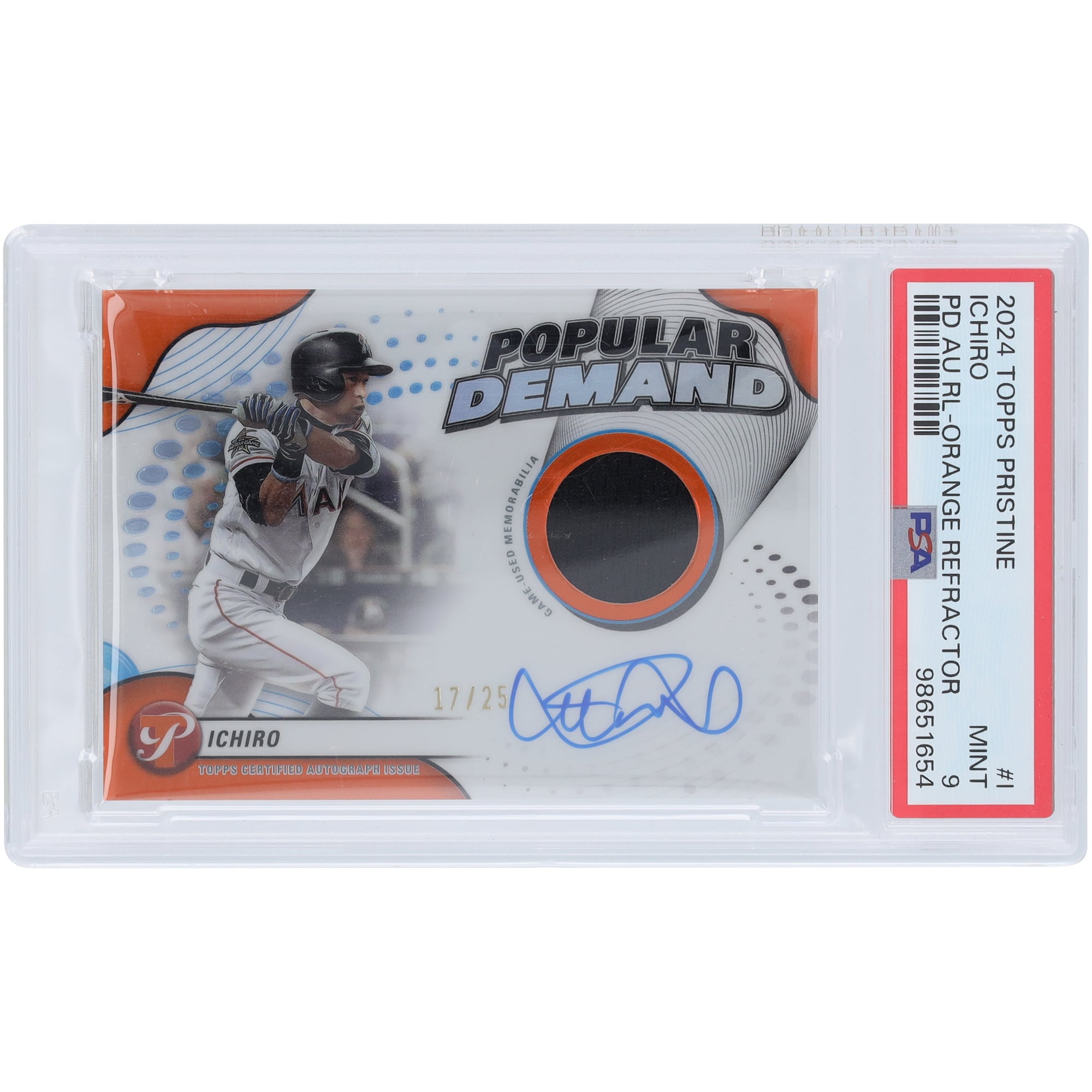 イチロー) 2024 Topps Pristine Ichiro Suzuki Relic Auto Gold 50枚 