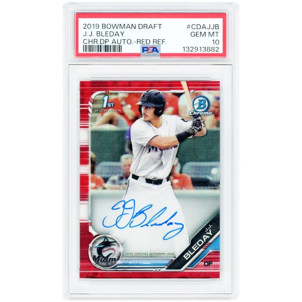 JJ Bleday Baseball Cards, MLB JJ Bleday Trading Cards, Autographed 