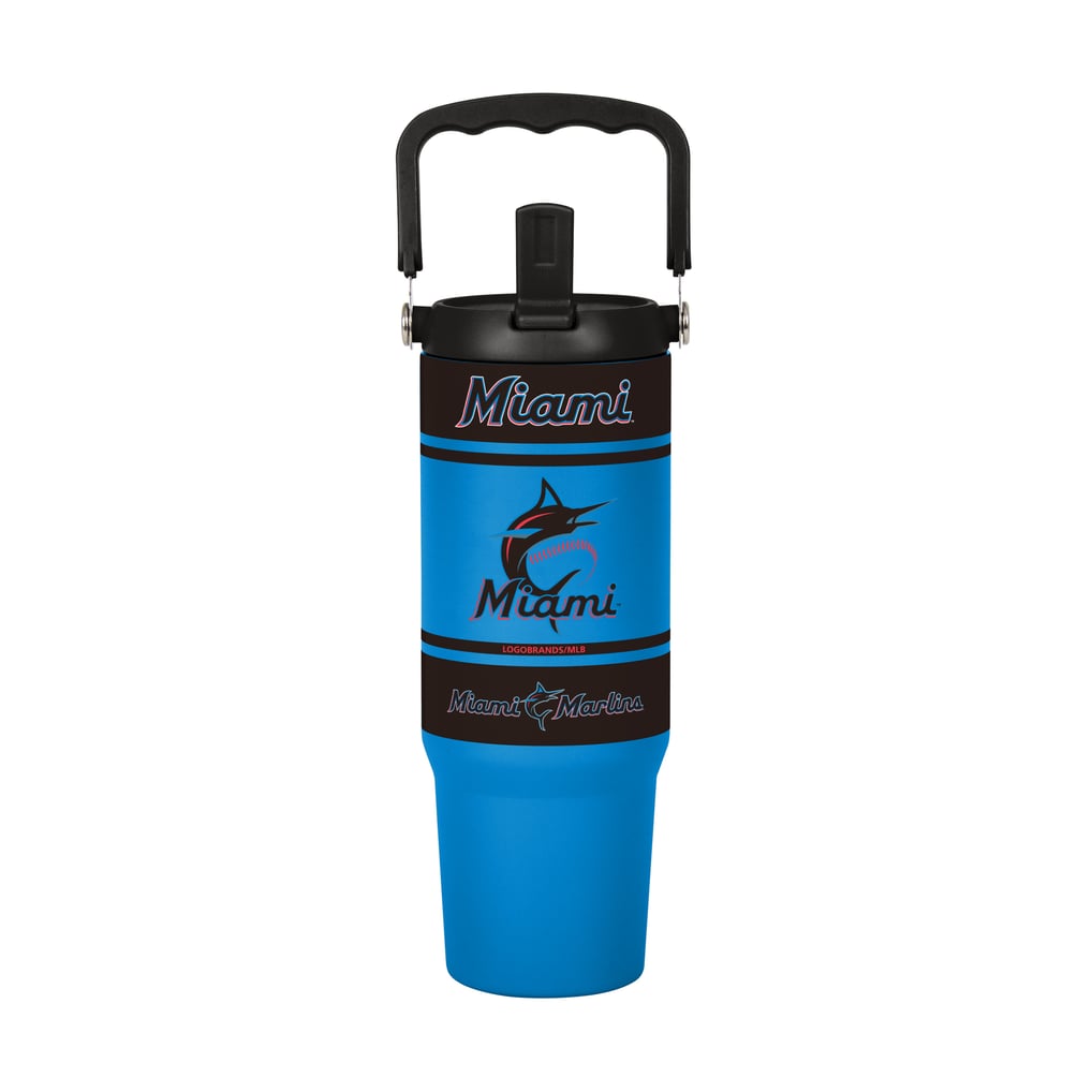 Miami Marlins Logo Brands 30oz. Colorblock 2.0 Top Handle Tumbler