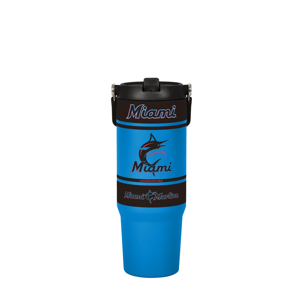 Miami Marlins Logo Brands 30oz. Colorblock 2.0 Top Handle Tumbler