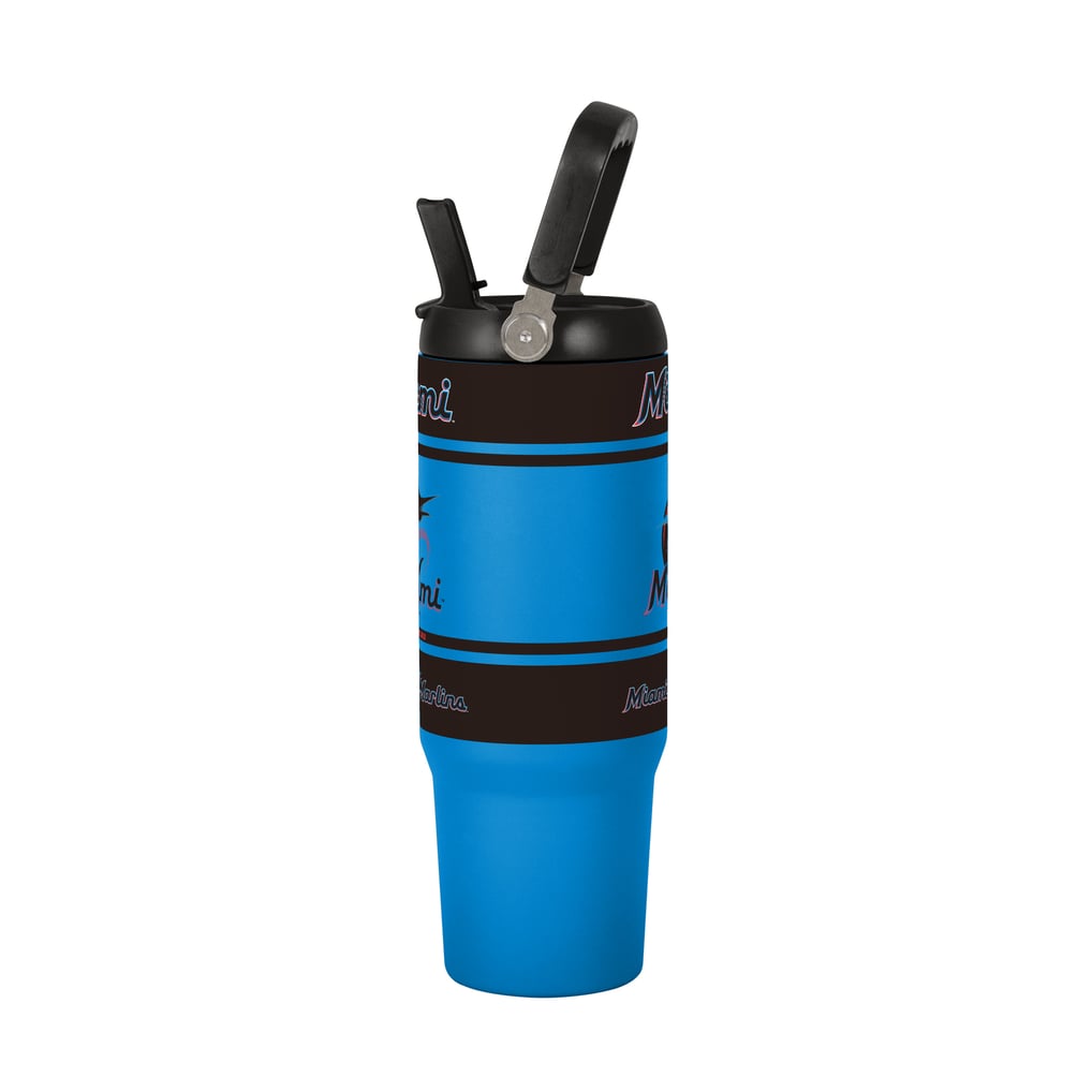 Miami Marlins Logo Brands 30oz. Colorblock 2.0 Top Handle Tumbler