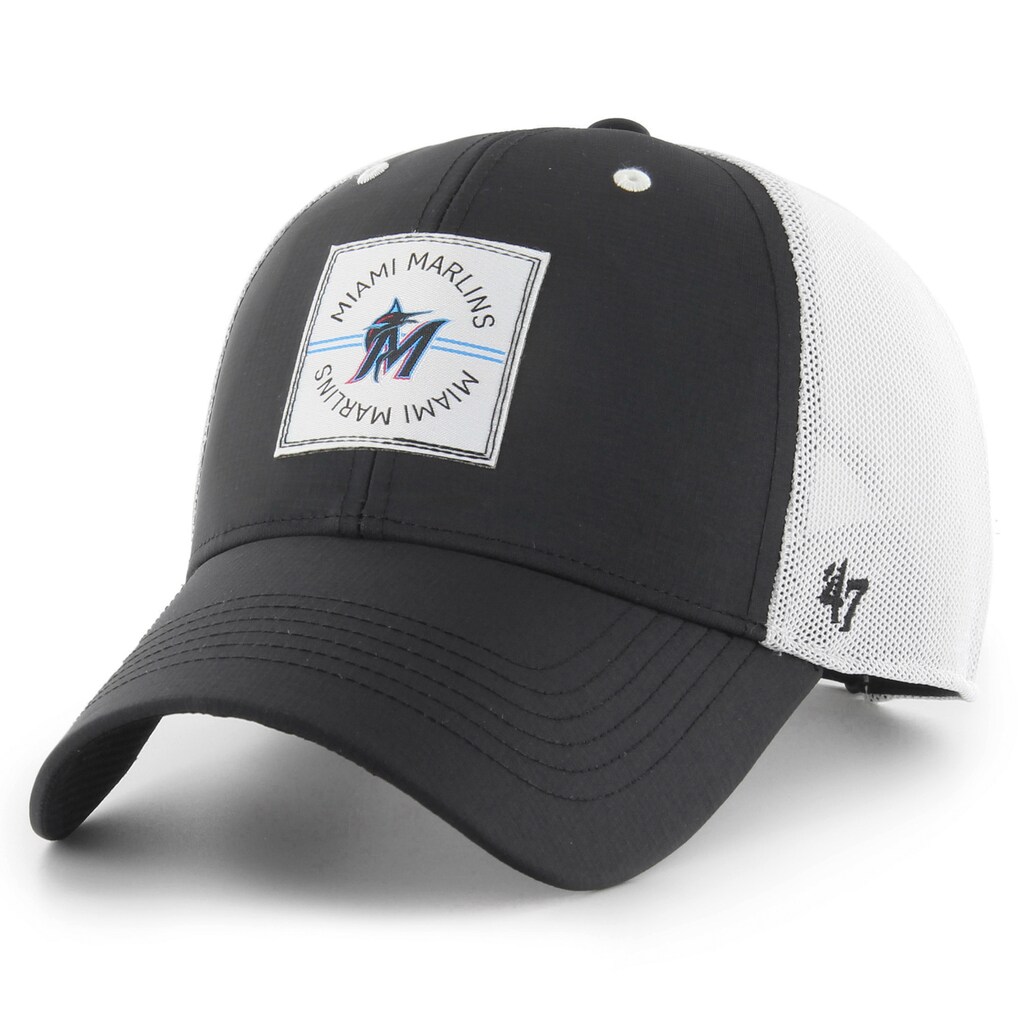 Miami Marlins '47 Disburse MVP Trucker Adjustable Hat - Black