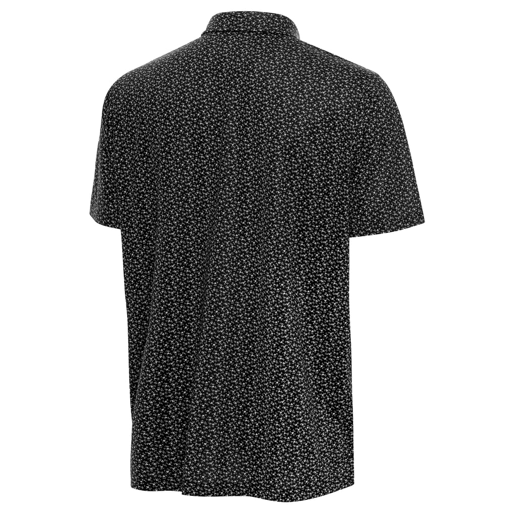 Miami Marlins Antigua Logo Vigorous Polo - Black