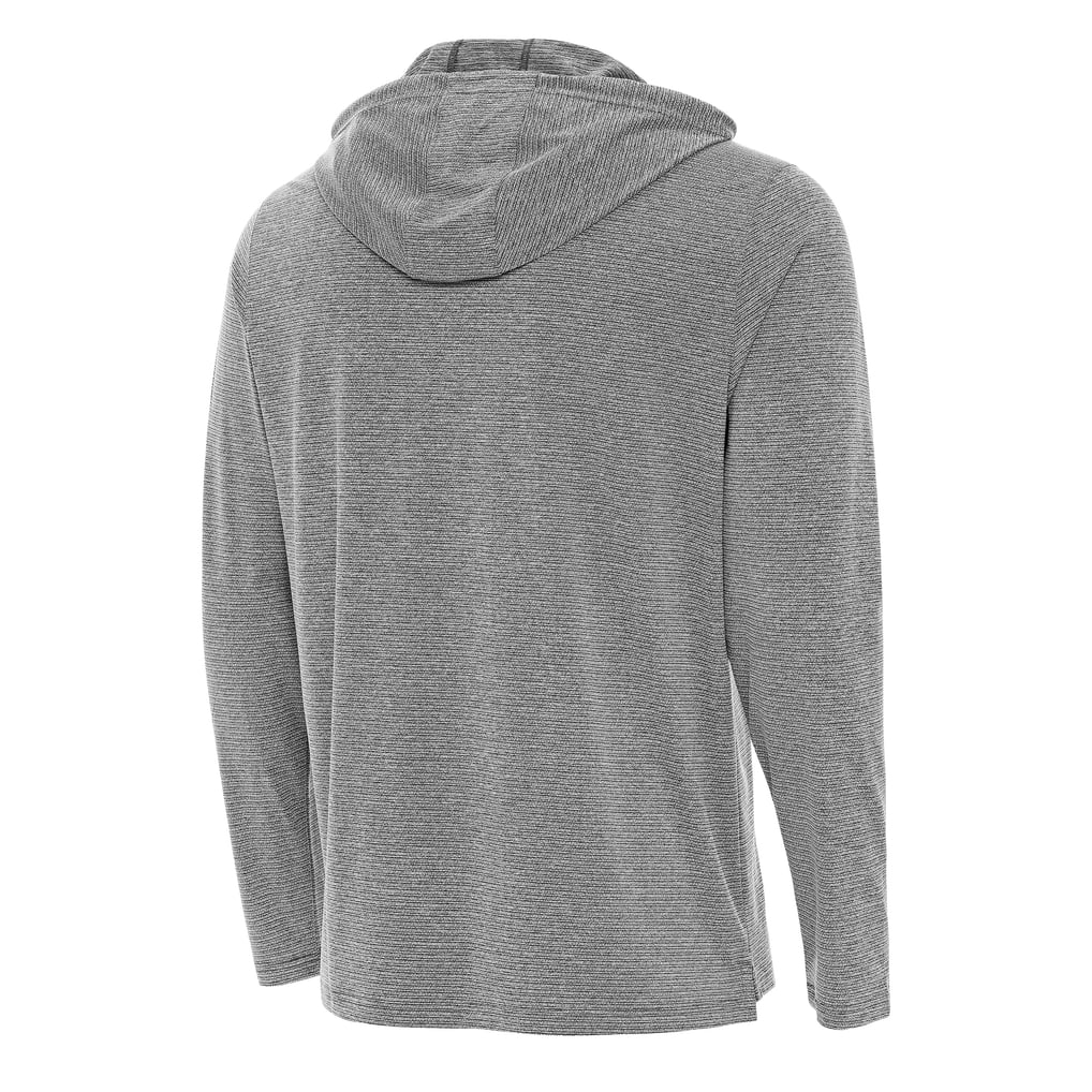 Miami Marlins Antigua Changeover Hoodie - Heather Black