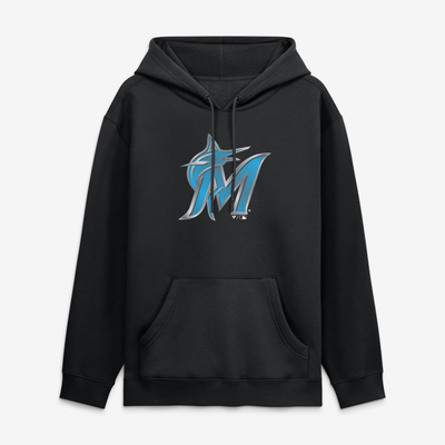 Miami Marlins Forged Mascot Hoodie - Black