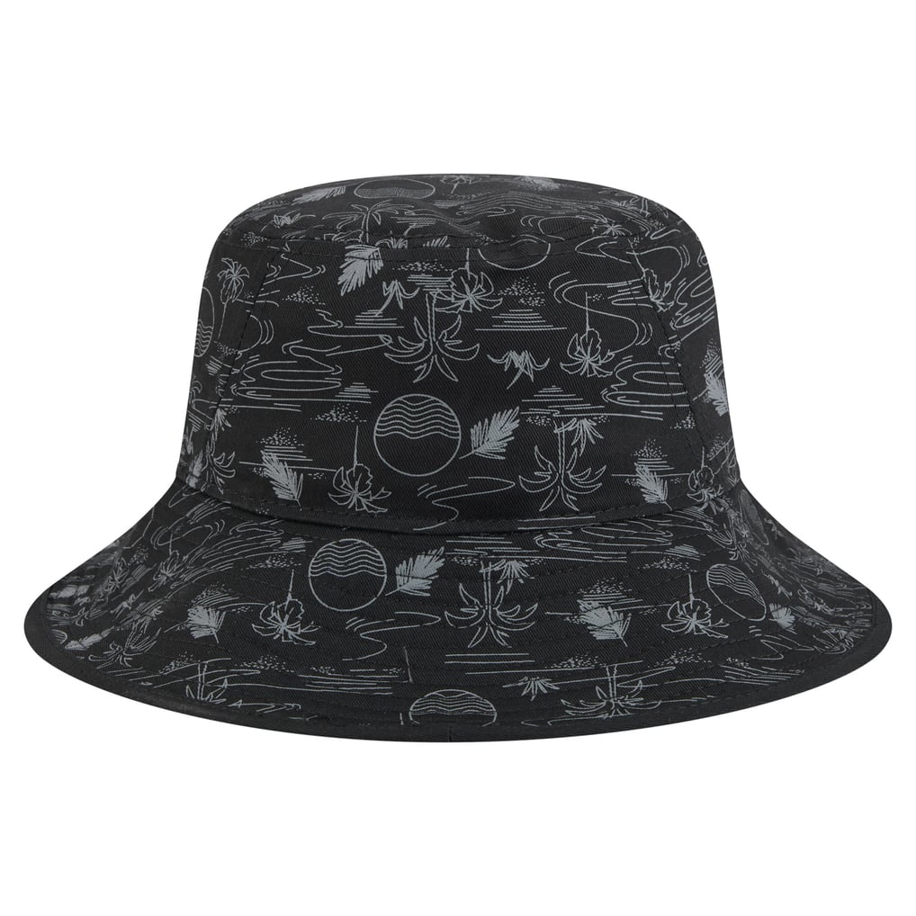  Miami Marlins New Era 2025 Spring Training All Over Print Bucket Hat - Black