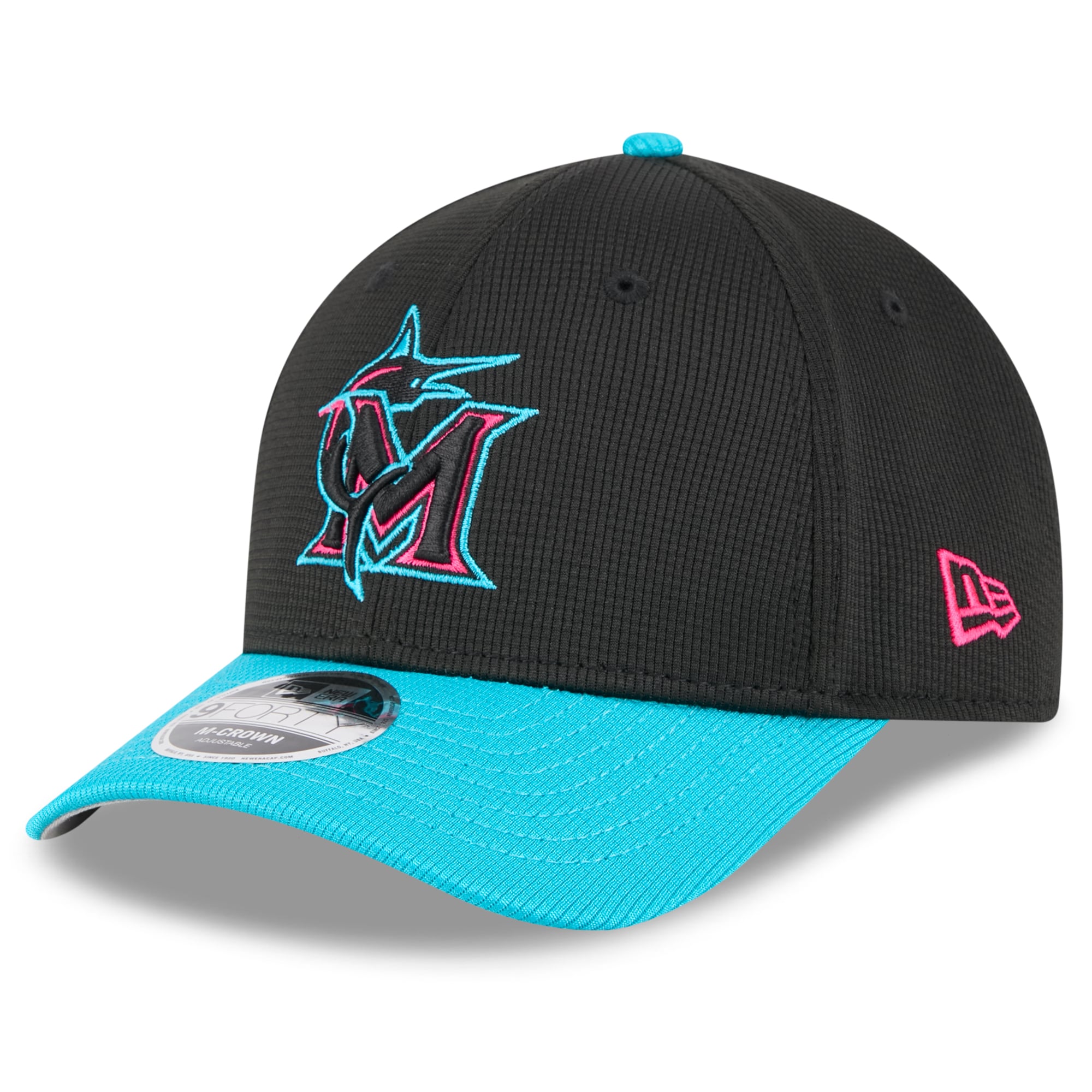 Miami Marlins New Era 2025 City Connect Batting Practice 9FORTY M 