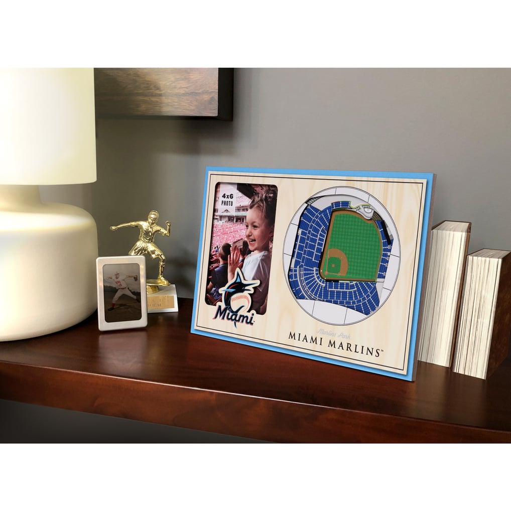 Miami Marlins 3D StadiumView Picture Frame