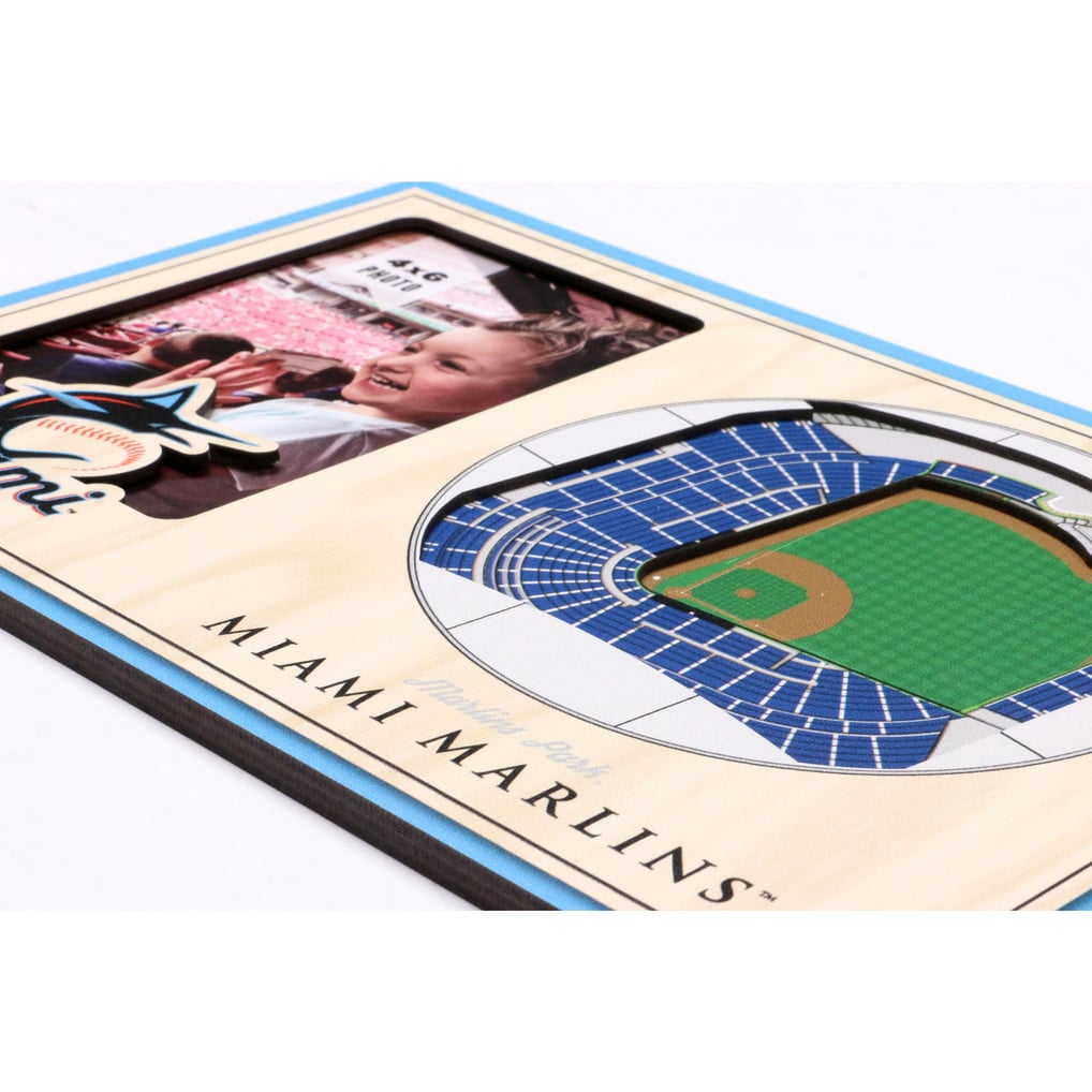 Miami Marlins 3D StadiumView Picture Frame