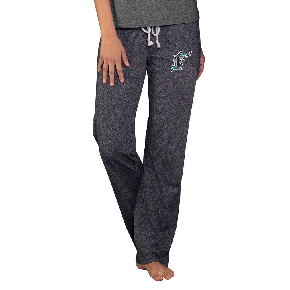 Miami Marlins Concepts Sport Women's Cooperstown Quest Knit Pants - Charcoal