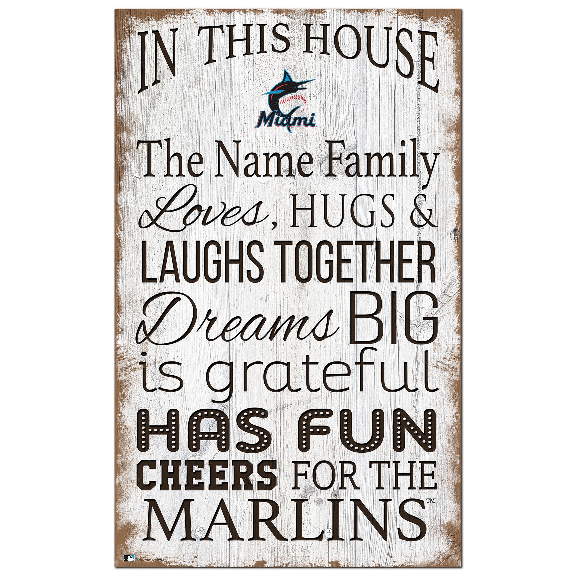 Miami Marlins Personalized 11