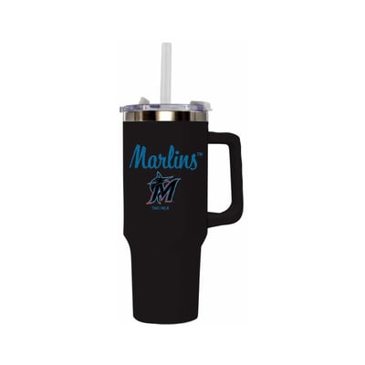 Miami Marlins The Memory Company 40oz. Sport Bling Tumbler
