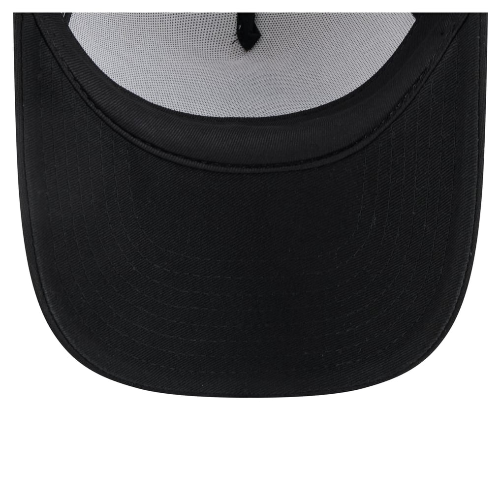  Miami Marlins New Era Toddler Painted A-Frame 9FORTY Trucker Adjustable Hat - White/Black
