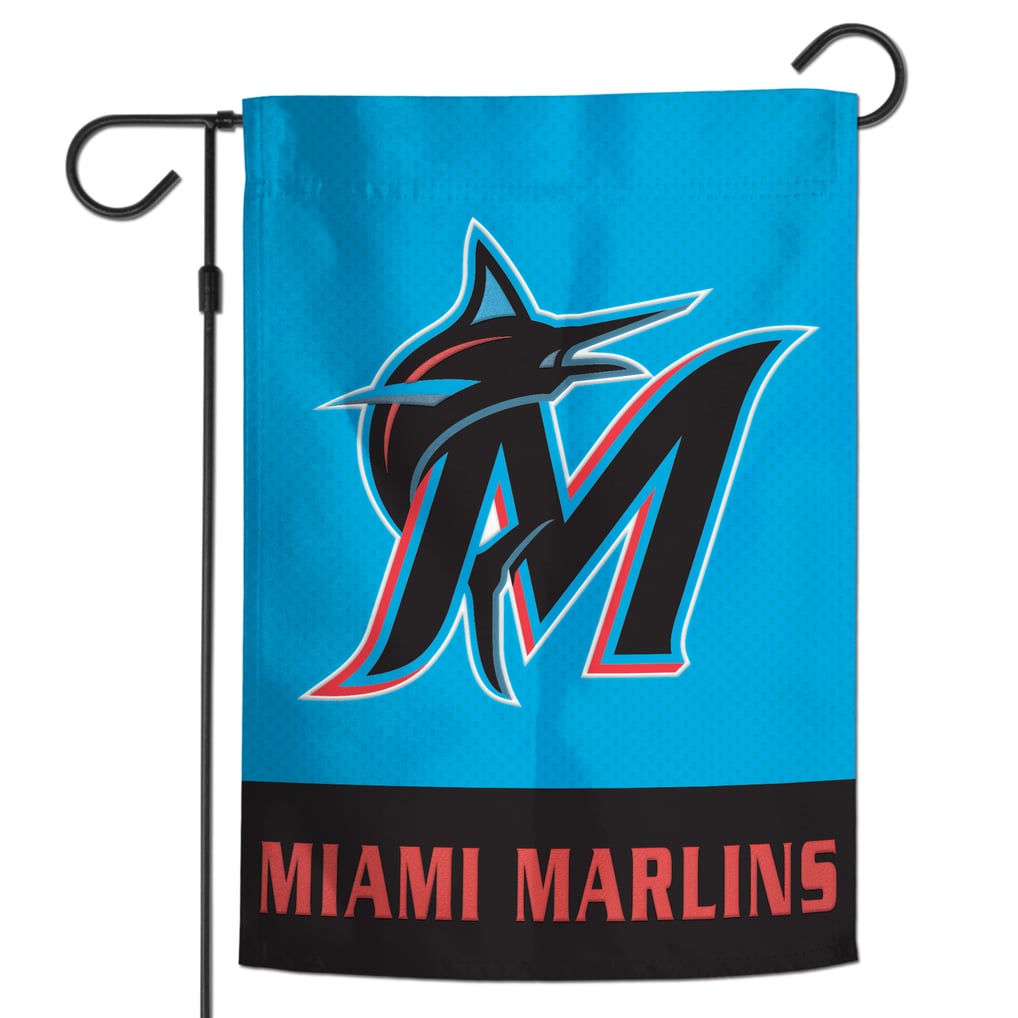 Miami Marlins WinCraft 12" x 18" Applique Garden Flag