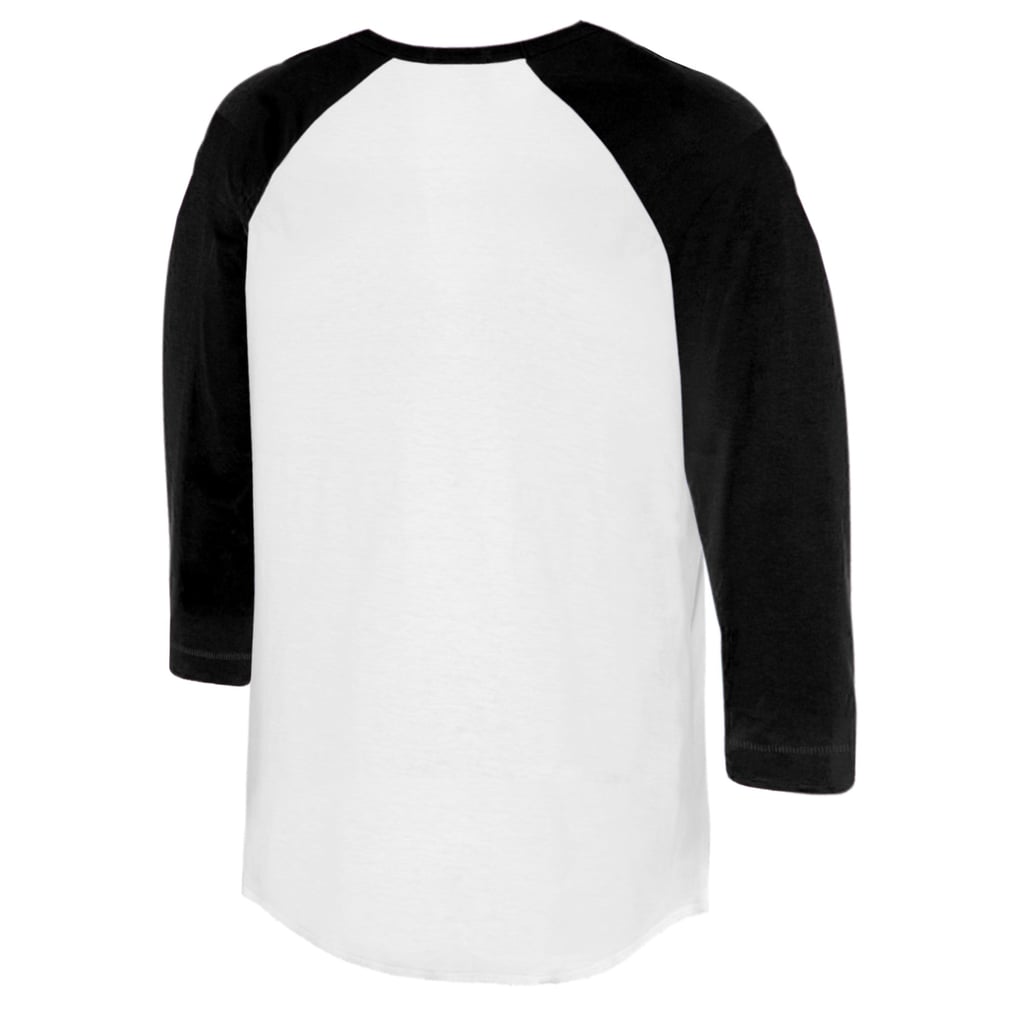 Miami Marlins Tiny Turnip Women's Clemente 3/4-Sleeve Raglan T-Shirt - White/Black