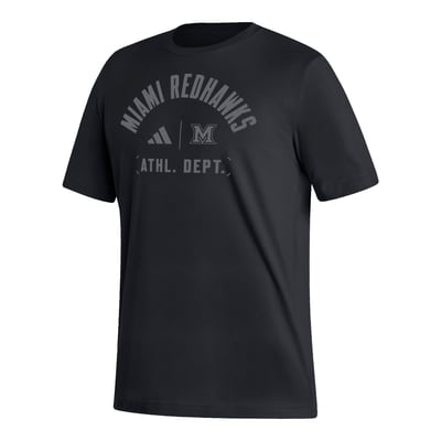 Miami University RedHawks adidas Fresh T-Shirt - Black