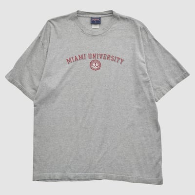 Miami University RedHawks Jansport 2000s T-shirt - Heather Gray - XL by Fanatics Real Vintage