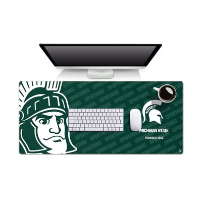 Michigan State Spartans Fanpoint 15.7" x 35.4" Logo Series Desk Pad