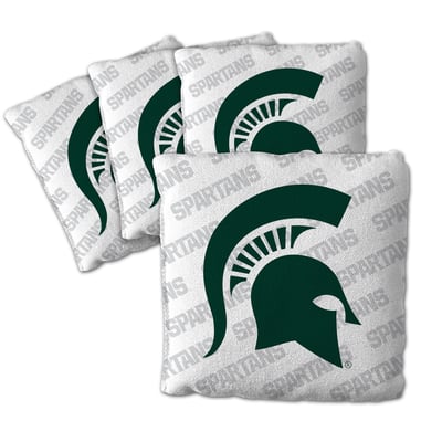 Michigan State Spartans Fanpoint Four-Piece Cornhole Bag Set