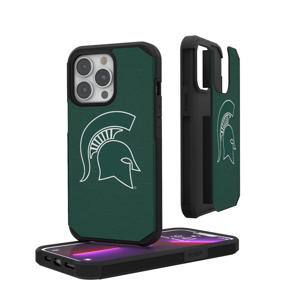 Michigan State Spartans Keyscaper iPhone Solid Design Rugged Case