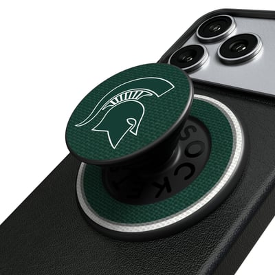 Michigan State Spartans Keyscaper PopSockets Magnetic Phone Grip & Stand