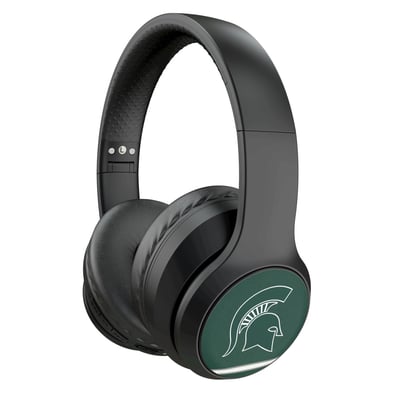 Michigan State Spartans Keyscaper Stripe Wireless Bluetooth Headphones With Case