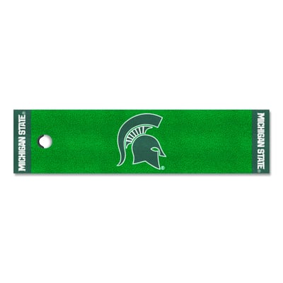 Michigan State Spartans Logo Brands Putting Green Mat