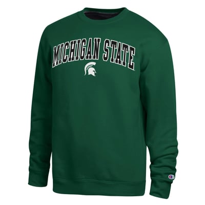  Michigan State Spartans Champion Arch Sweatshirt - Green