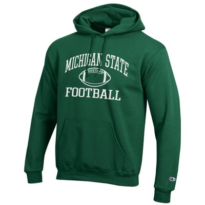 Michigan State Spartans Champion Football Icon Hoodie - Green