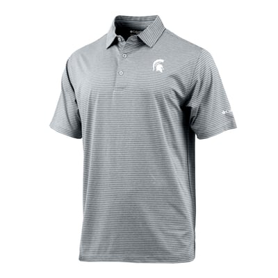  Michigan State Spartans Columbia Tempo Swing Polo - Black