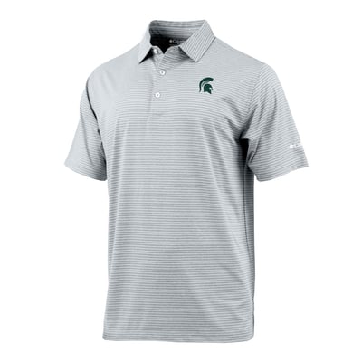  Michigan State Spartans Columbia Tempo Swing Polo - Gray