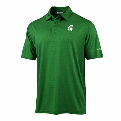  Michigan State Spartans Columbia Pacer Polo - Green