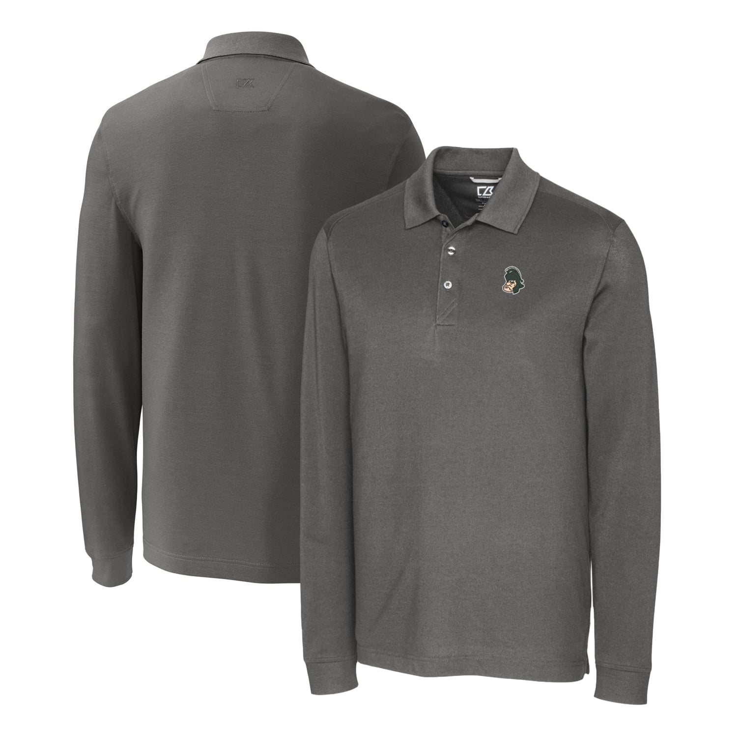 michigan state long sleeve polo