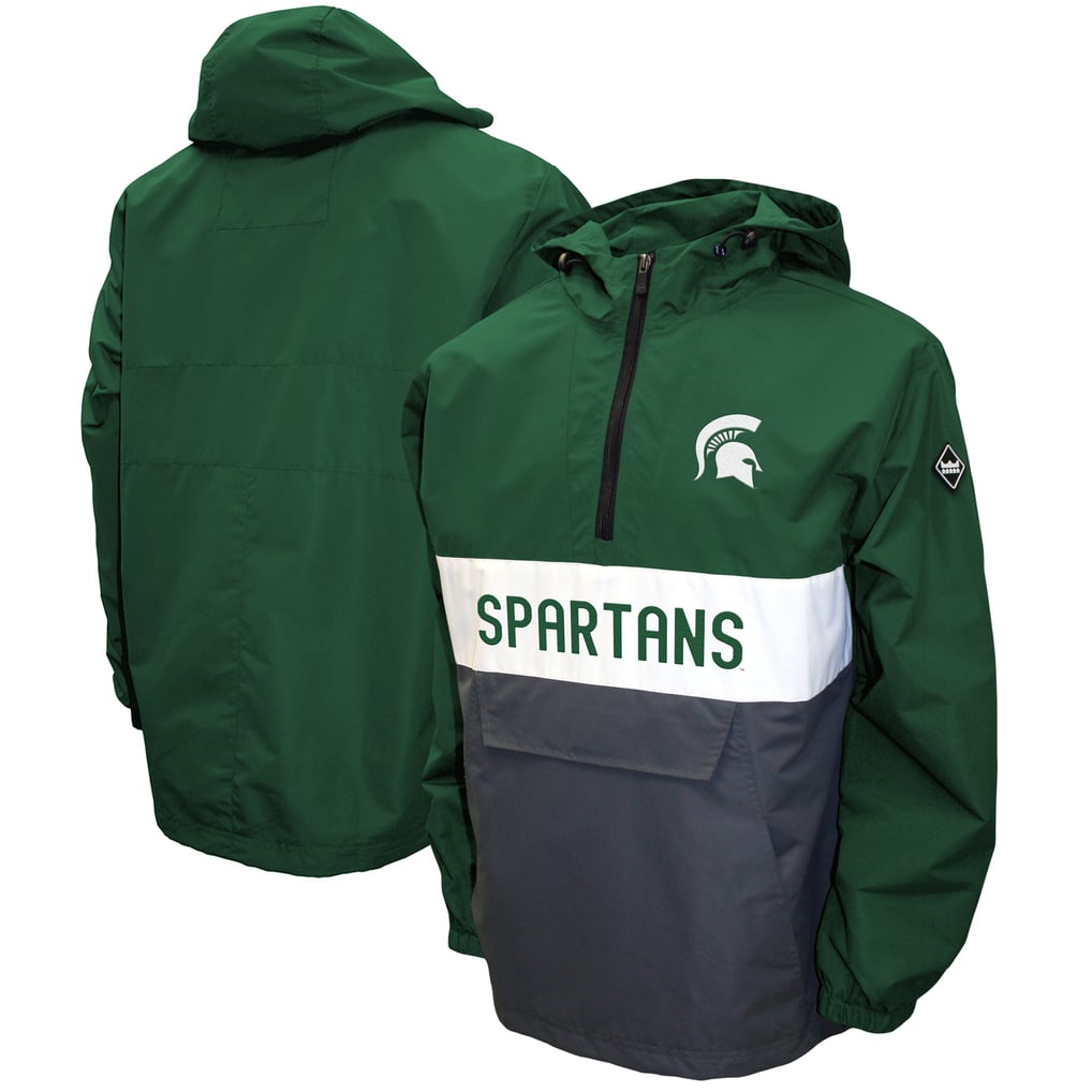 Franchise Club Michigan State Spartans Green Alpha Anorak Jacket