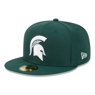 Michigan State Spartans New Era Core 59FIFTY Fitted Hat - Green