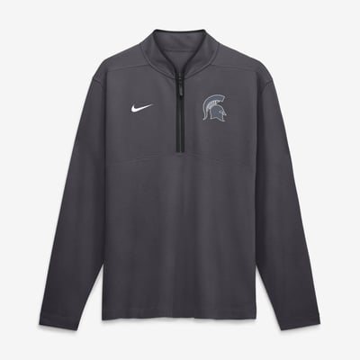  Michigan State Spartans Nike Color Pop Victory Dri-FIT Half-Zip Pullover - Anthracite