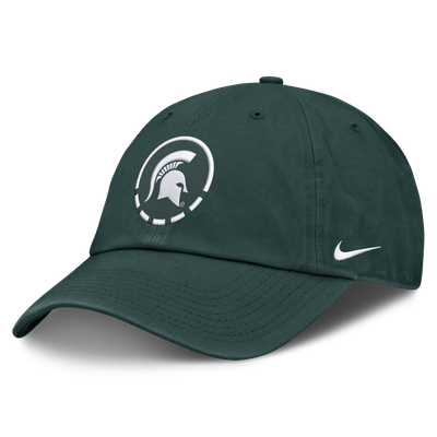 Michigan State Spartans Nike Primetime Basketball Club Adjustable Hat - Forest Green