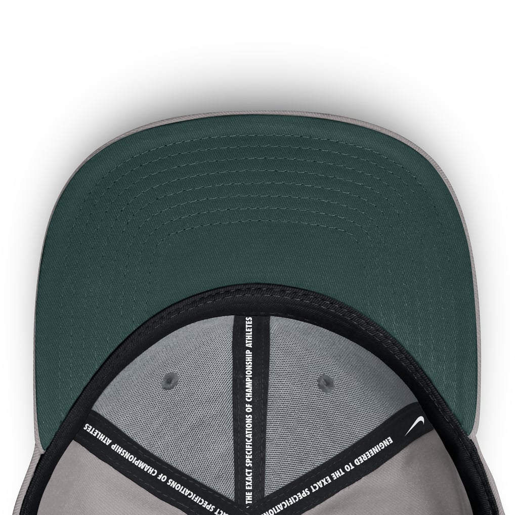 Michigan State Spartans Nike Rise Prep Performance Flex Hat - Gray
