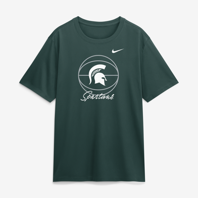  Michigan State Spartans Nike Primetime Basketball Icon Legend Dri-FIT T-Shirt - Green