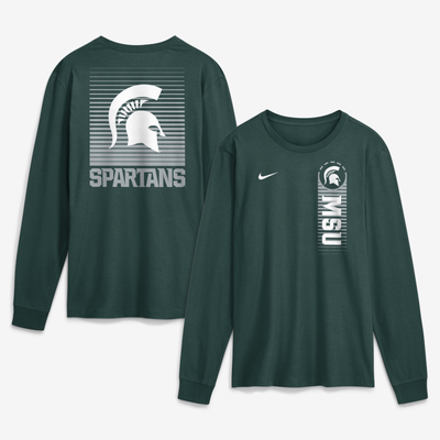  Michigan State Spartans Nike Primetime Long Sleeve T-Shirt - Green