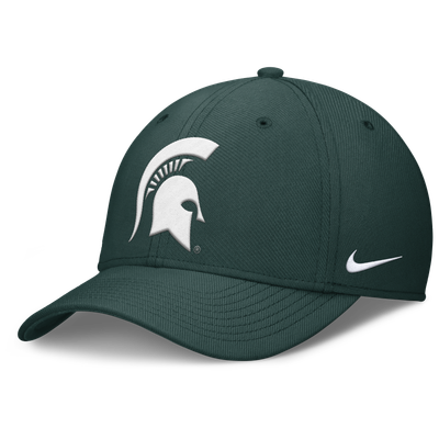 Michigan State Spartans Nike Rise SwooshFlex Dri-FIT Hat - Green