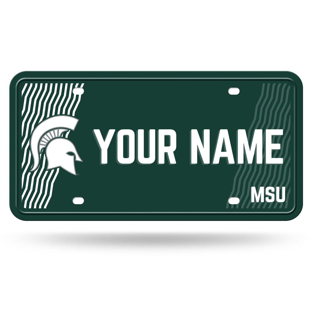Michigan State Spartans 6" x 12" Personalized License Plate