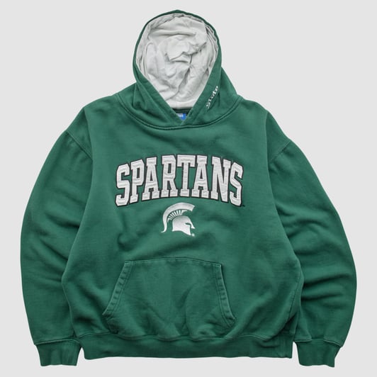 Michigan State Spartans Colosseum 2010s Hooded Pullover Sweatshirt - Green - M by Fanatics Real Vintage