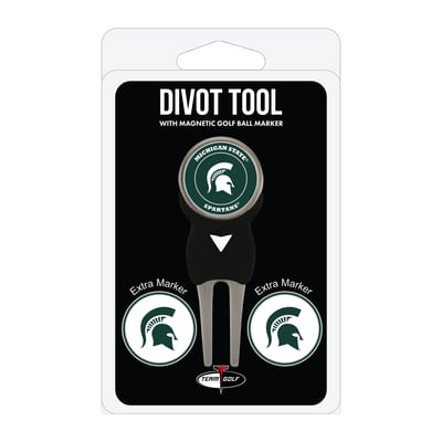 Michigan State Spartans Golf Divot Tool Pack with 3 Magnetic Markers