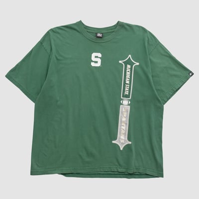 Michigan State Spartans Starter 2000s T-shirt - Green - XL by Fanatics Real Vintage